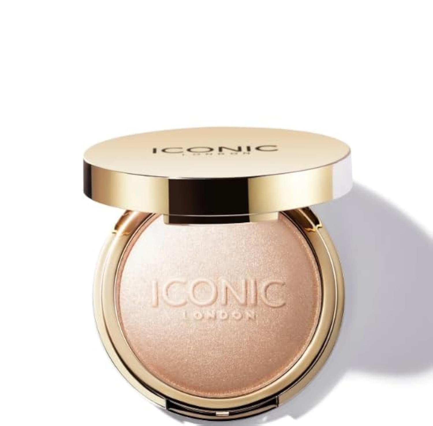 ICONIC LONDON Lit and Luminous Baked Highlighter - Powder Highlighter for a Radiant Glow, Cruelty-Free, Vegan Makeup, 0.56 oz