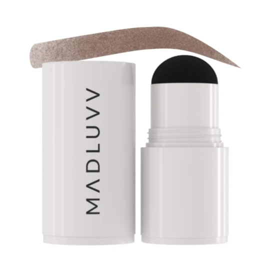 Brow Stamp Refill* - Color Stamp for Brows & Root Touch Up for Women & Men, Instantly Conceal Hair Loss, Grey Hair, Thinning Hair with Stain-Proof/Smudge-Proof Powder Formula (Medium Brown) 6 - Medium Brown