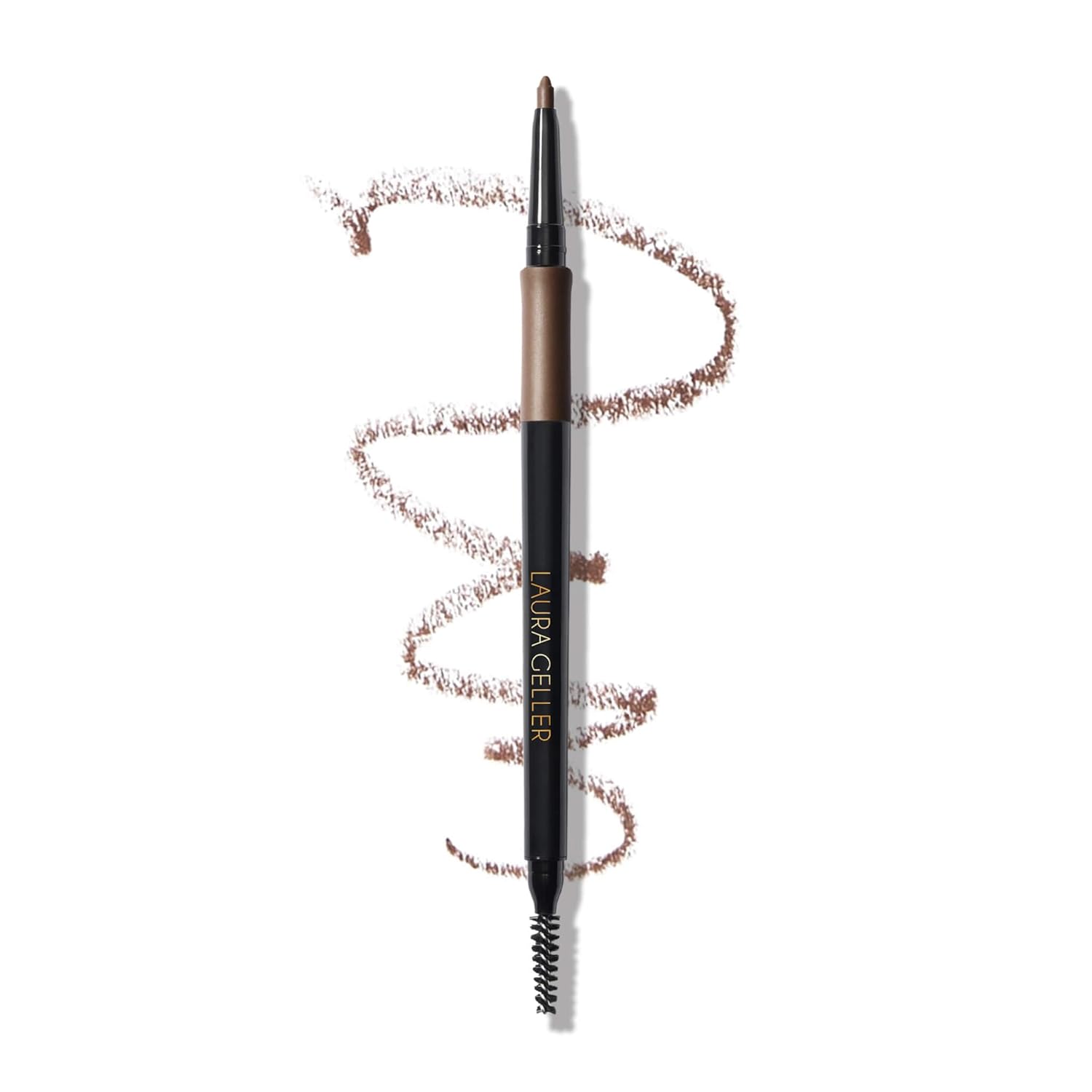 INKcredible Waterproof Brow Pencil- Blending Spoolie Brush - Long Lasting Eyebrow Filler (03 Medium Brown)
