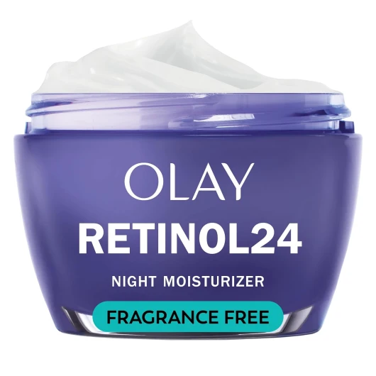 Retinol 24 Face Moisturizer, Anti-Aging Night Cream for Women, Fragrance-Free, Non Greasy - Anti-Wrinkle, Smooth Fine Lines, Tightening, Hydrating Skin Care - Peptides, Glycerin, 1.7 Oz 1.7 Fl Oz (Pack of 1)