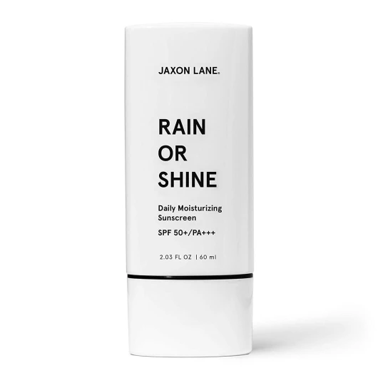 RAIN OR SHINE Anti Aging Face Sunscreen SPF 50 for Clear Skin with Green Tea, Hyaluronic Acid, Vitamin E Oil, Ginseng Extract, Licorice Root – SPF Moisturizer for Face, Fragrance Free 2.03 Oz Fragrance-free 2.03 Fl Oz (Pack of 1)