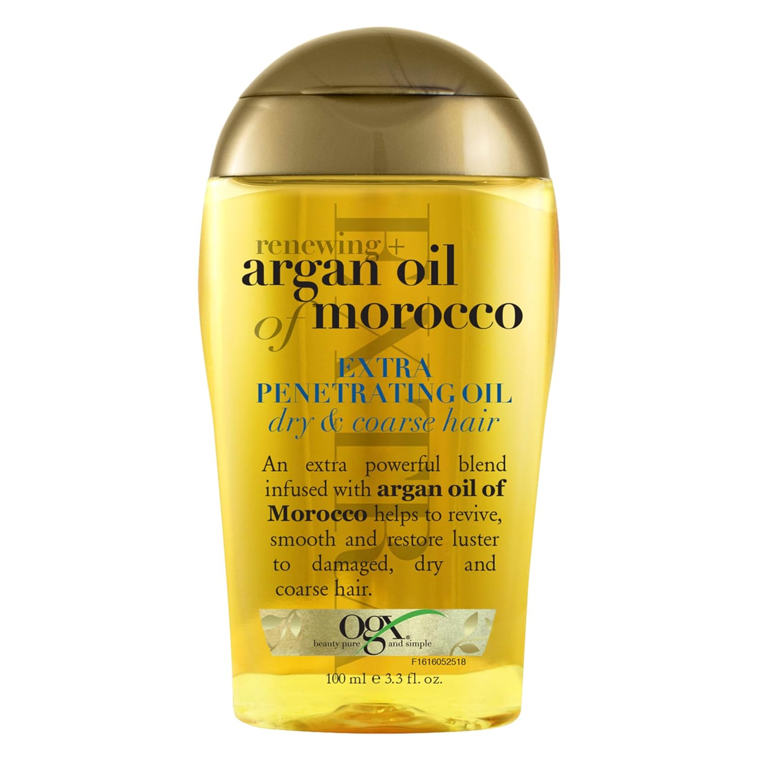 Renewing + Argan Oil of Morocco Extra Penetrating Oil 3.3 fl oz Unscented 3.3 Fl Oz (Pack of 1)