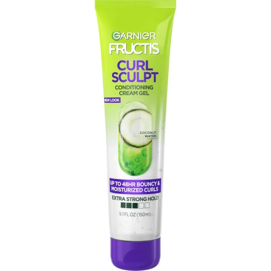 Fructis Style Curl Sculpt Conditioning Cream Gel for Bounce & Moisture, 5.1 Fl Oz, 1 Count (Packaging May Vary) Mango 5.1 Ounce (Pack of 1)