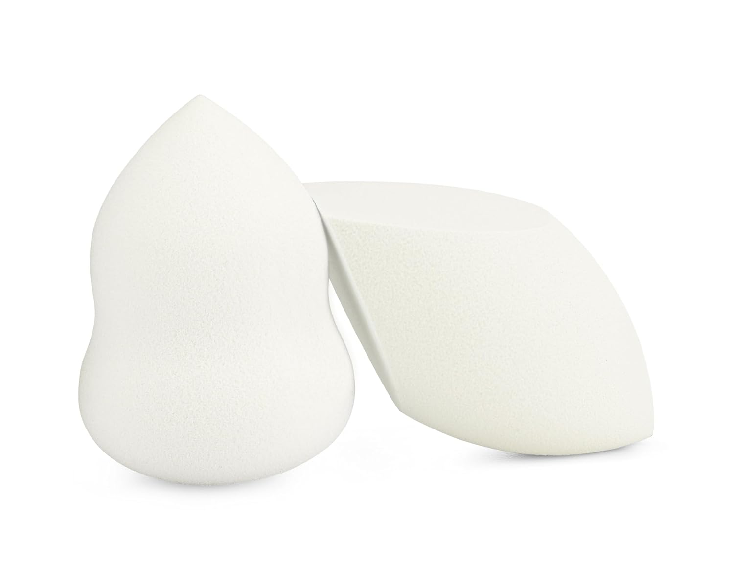 Pure Luxury Makeup Sponge Duo set, Beauty Blender Sponge for Liquid & Powder, Flawless Foundation Sponge & Makeup Applicator, Soft & Reusable Beauty Sponge, Non-Latex & Dye-Free