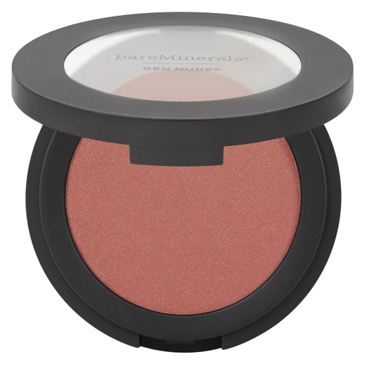 BareMinerals Gen Nude Powder Blush, Mineral-Based Pressed Blush Powder, All Day Wear, Buildable Coverage, Matte Soft Focus Finish, Talc-Free, Vegan 0.21 Ounce (Pack of 1) On the Mauve