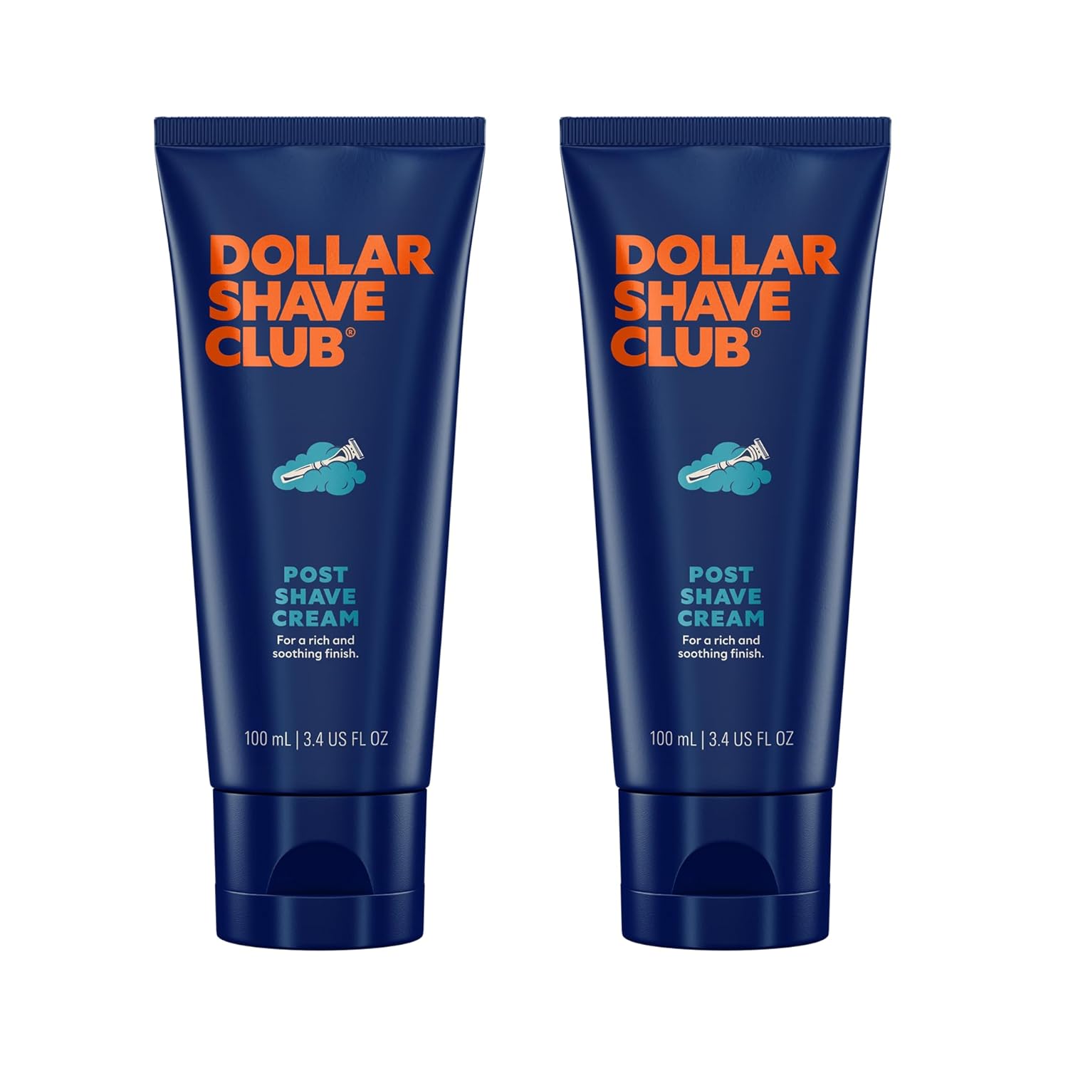 Post Shave Cream 3.4 ounce (2 Pack) - Hydrating Post Shave Lotion