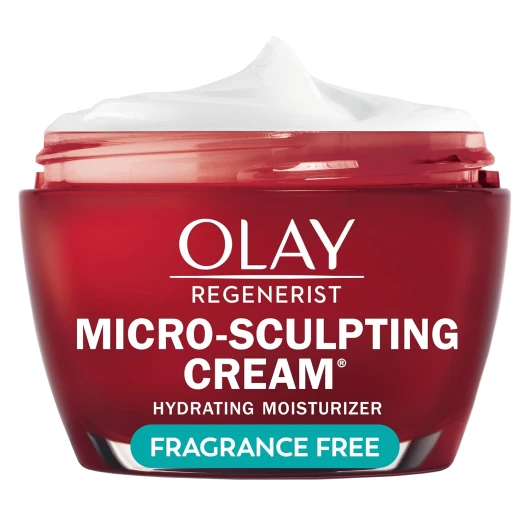 Face Moisturizer, Regenerist Micro-Sculpting Cream for Women, Fragrance-Free - Hydrating, Anti-Aging, Anti-Wrinkle, Firming Skin Care - Hyaluronic Acid, Niacinamide, Amino Peptides, 1.7 Oz Fragrance-Free 1.7 Ounce (Pack of 1)