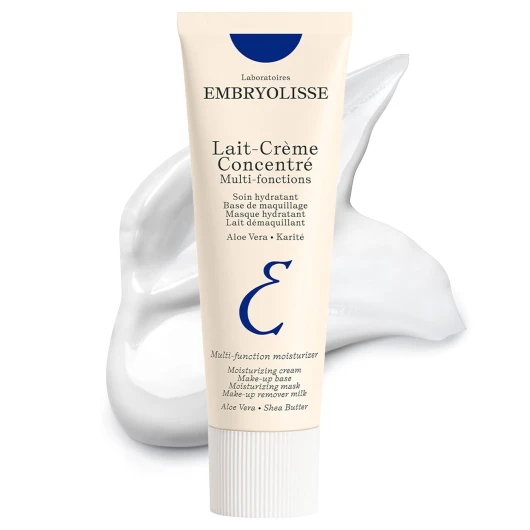 Embryolisse Lait-Crème Concentré, Multifunction Daily Moisturizer, Primer, and Makeup Remover, Suitable for All Skin Types - French Face Cream With Shea Butter & Aloe Vera 1.01 Fl Oz (Pack of 1)