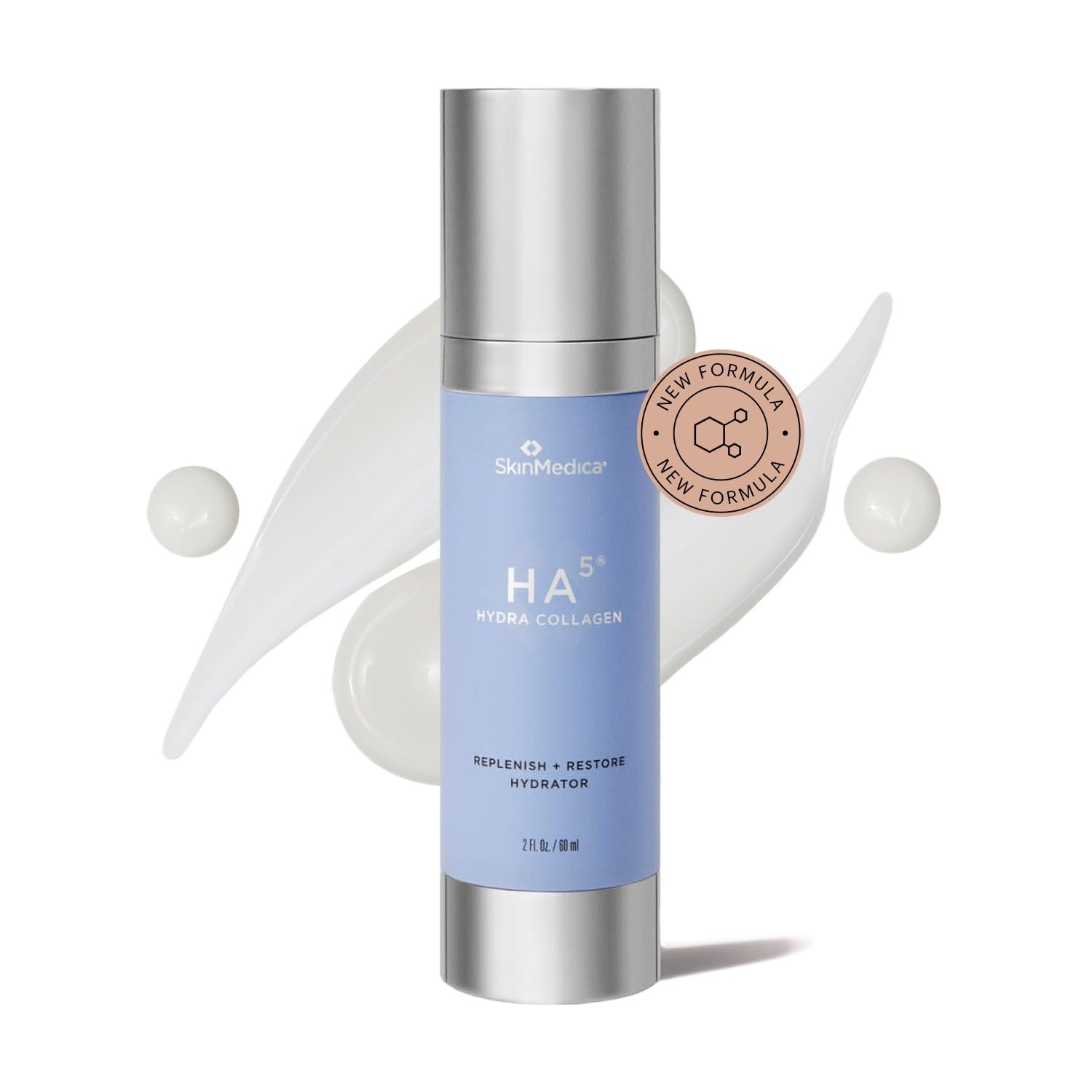 SkinMedica HA Hydra Collagen Replenish & Restore Hydrator - Age-Defying Skincare for Women with 2X Hyaluronic Acid than Previous Formula & Vegan Collagen for Hydration & Visibly Plump Skin (2 Fl Oz)