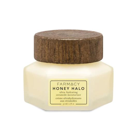 Ceramide Face Moisturizer - Honey Halo Hydrating Facial Moisturizer for Dry Skin - Plumps, Soothes + Restores Skin with Potent Ceramides + Buckwheat Honey for a Dewy, Healthy Glow (50ml) 1.7 Ounce (Pack of 1)