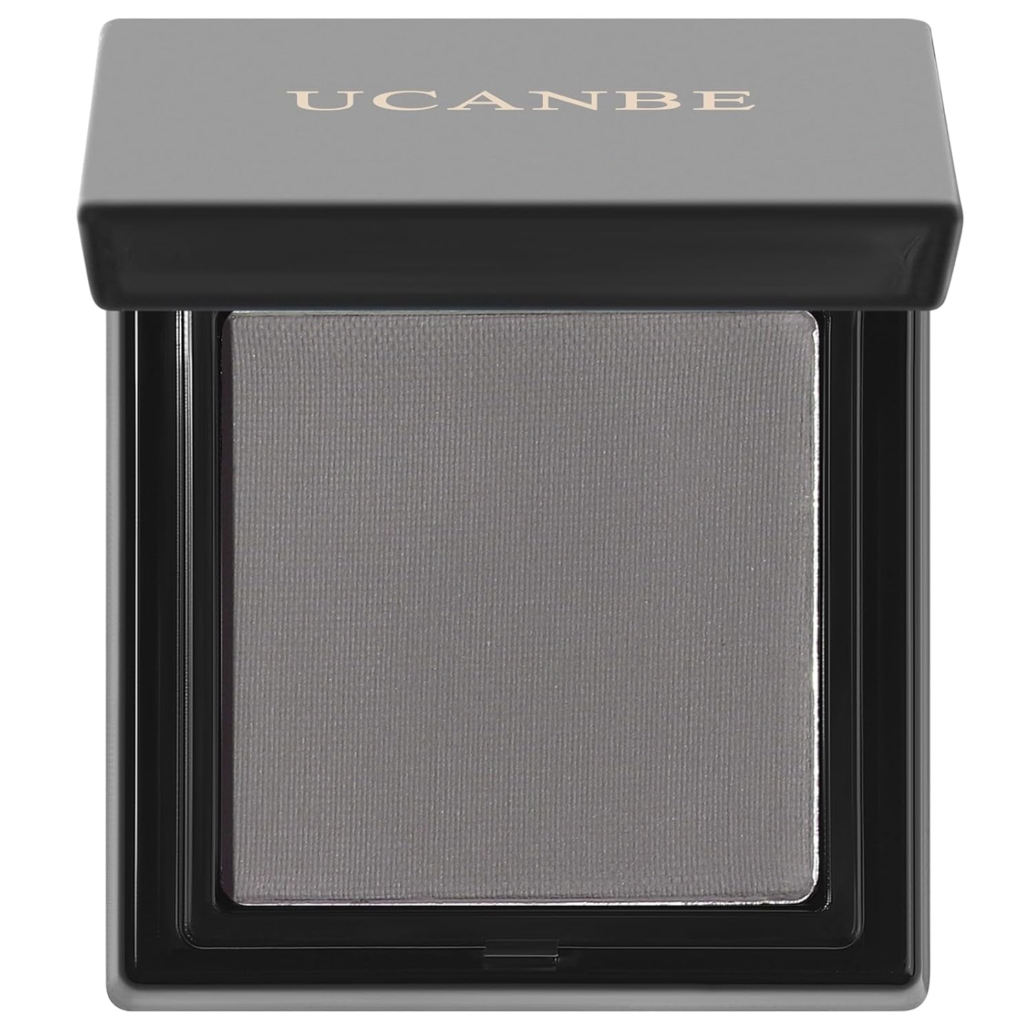 Gray Single Eyeshadow Palette, Highly Pigmented Matte Eye Shadow Powder, Professional Long-Lasting Waterproof Makeup Palette 08 Gray