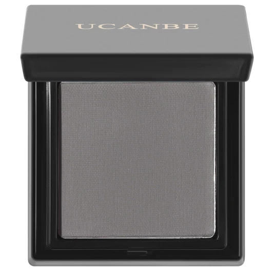 Gray Single Eyeshadow Palette, Highly Pigmented Matte Eye Shadow Powder, Professional Long-Lasting Waterproof Makeup Palette 08 Gray