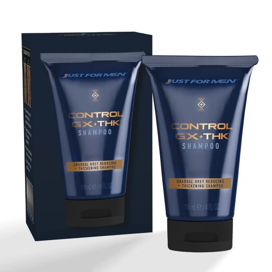 Control GX + THK Thickening Shampoo with Grey Reduction, Shampoo for Thinning Hair with Alpha Keratin, Thickens Hair Up to 20%, Works with Every Hair Texture, 4 oz