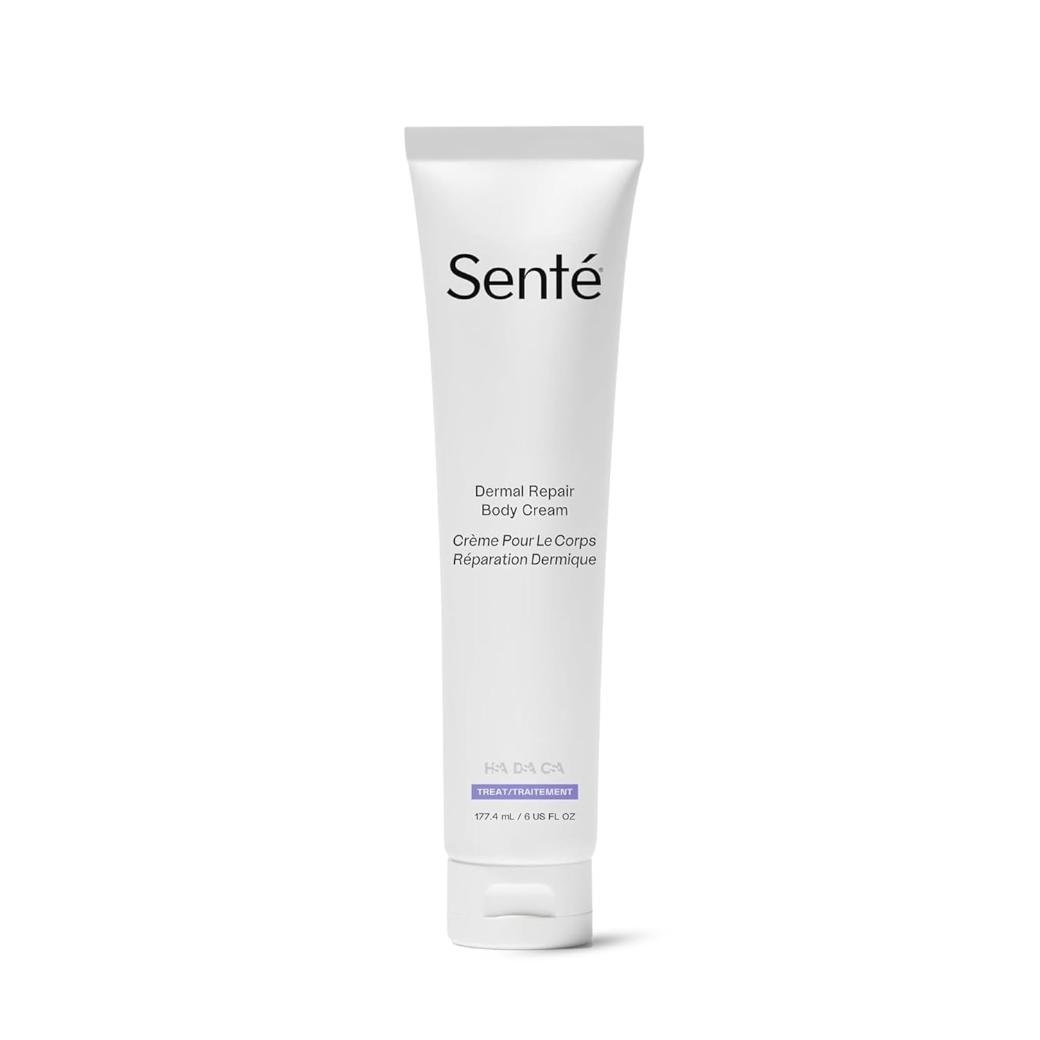 Senté Dermal Repair Body Cream - Restore Skin's Barrier - Soothes Sensitive Skin - Promotes New Collagen Production for Firmer Skin - 6 Fl Oz