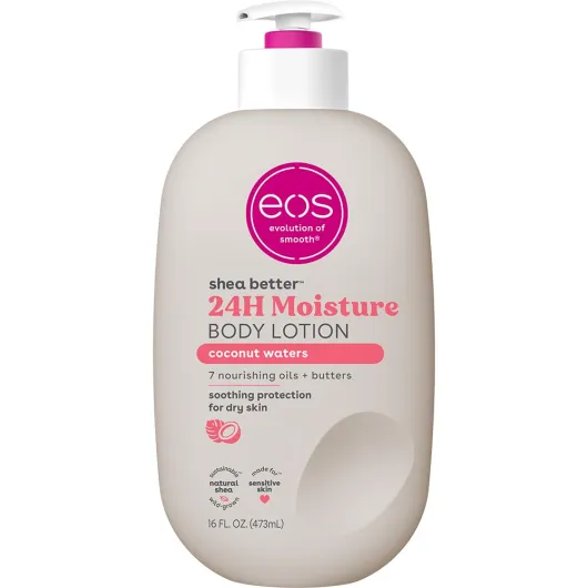 Shea Better Body Lotion Coconut Waters, 24-Hour Moisture Skin Care, Lightweight & Non-Greasy, Natural Shea, Vegan, Coconut Body Lotion, 16 fl oz Coconut Waters 16 Ounce (Pack of 1)