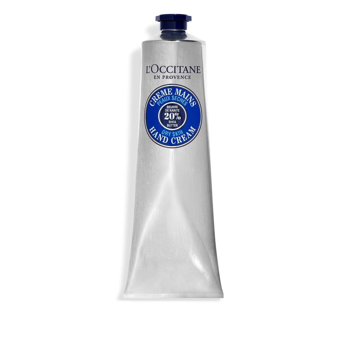 L'OCCITANE 20% Organic Shea Butter Hand Cream, Nourishes & Protects Dry Hands, Fast-Absorbing, Non-Greasy, Leaves Skin Moisturized & Soft, Vegan Standard 5.1 Fl Oz (Pack of 1)
