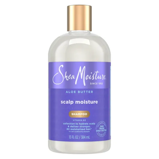 Scalp Moisture Shampoo Aloe Butter & Vitamin B3 Hair Care with a Boost of Hydration To Hydrate Scalp + Moisturized Hair 13 oz