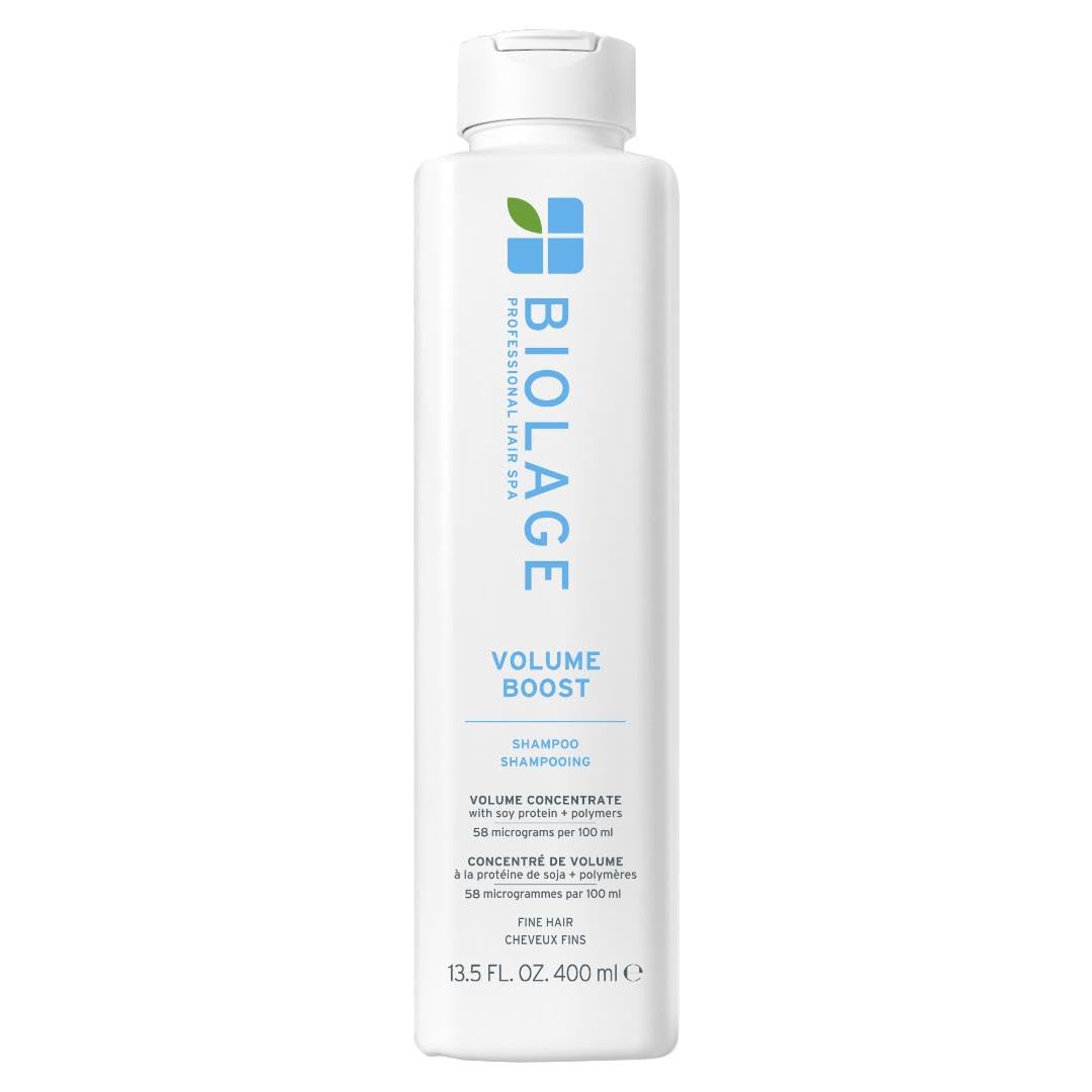 Biolage Volume Boost Shampoo - Long-Lasting Volume, Gently Cleanses, For Fine Hair, Soy Protein & Polymers, Vegan, Paraben-Free 13.5 Fl Oz (Pack of 1)