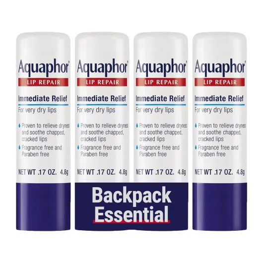 Lip Repair Stick with Jojoba Oil and Shea Butter, Moisturizing Lip Balms, Fragrance Free and Paraben Free, Immediately Relieves Dryness, 0.17 Oz Stick, Pack of 4 0.17 Ounce (Pack of 4)