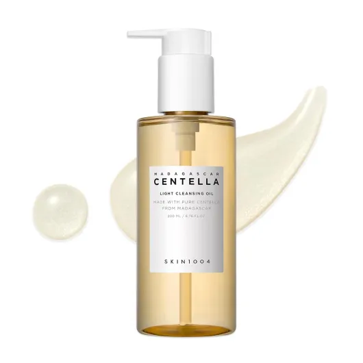 Madagascar Centella Light Cleansing Oil 6.76 fl.oz, 200ml - Gentle Oil Cleanser for Face, Korean Facial Cleanser, Double Cleansing