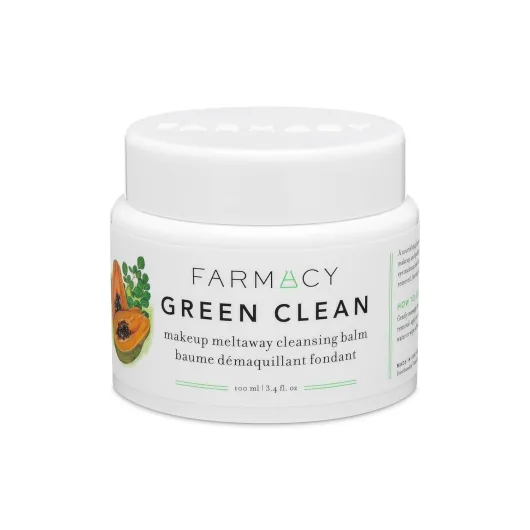 Makeup Remover Cleansing Balm - Green Clean Waterproof Makeup Remover + Oil Based Cleanser - Gentle Exfoliating Double Cleanser - Melts From Balm to Milky Lather (100ml) Original Balm 3.4 Ounce (Pack of 1)