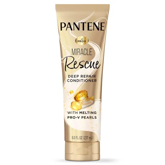 Miracle Rescue Deep Conditioner with Melting Pro-V Pearls - For Dry, Damaged, or Color-Treated Hair - Intense Moisture & Repair - 8.0 Oz 8 Fl Oz (Pack of 1)