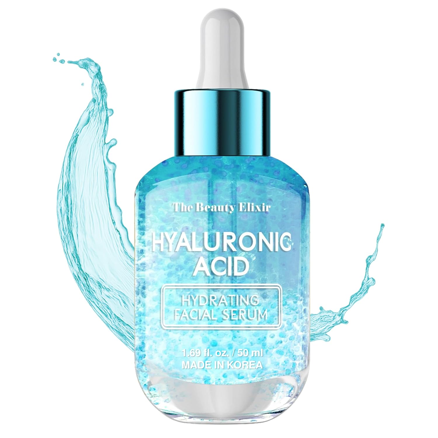 Hyaluronic Acid Serum For Face - Ultra Hydrating, Restores, Smooths & Reduces Wrinkles - Dermatologist Tested, Natural Ingredients, Clean Beauty - Korean Skin Care - 1.69 Fl - Oz