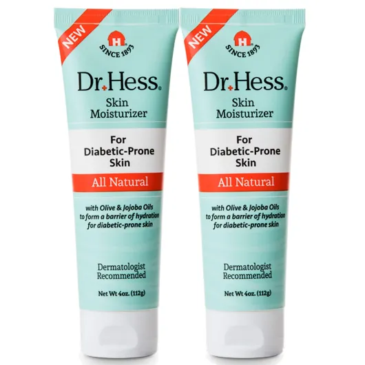 Skin Moisturizer For Diabetic Prone Skin, Nourishing, Moisturizing Body Lotion with Lanolin, Beeswax, Jojoba Oil & Olive Oil, Skin Moisturizer for Dry, Itchy, Rough & Bumpy Skin, 4oz - 2 Pack