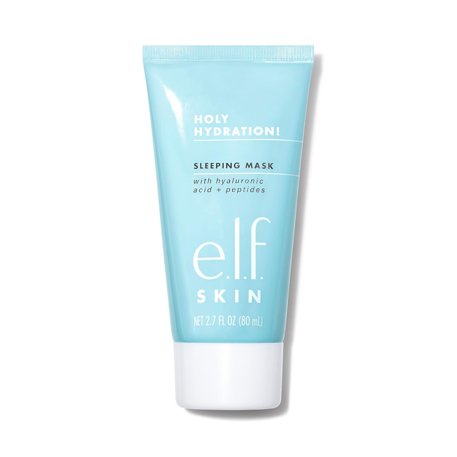 E.l.f - SKIN Holy Hydration! Sleeping Mask, Moisturizing & Plumping Dual-Use Sleep Or Rinse-Off Face Mask, Soothes Skin With A Creamy Formula