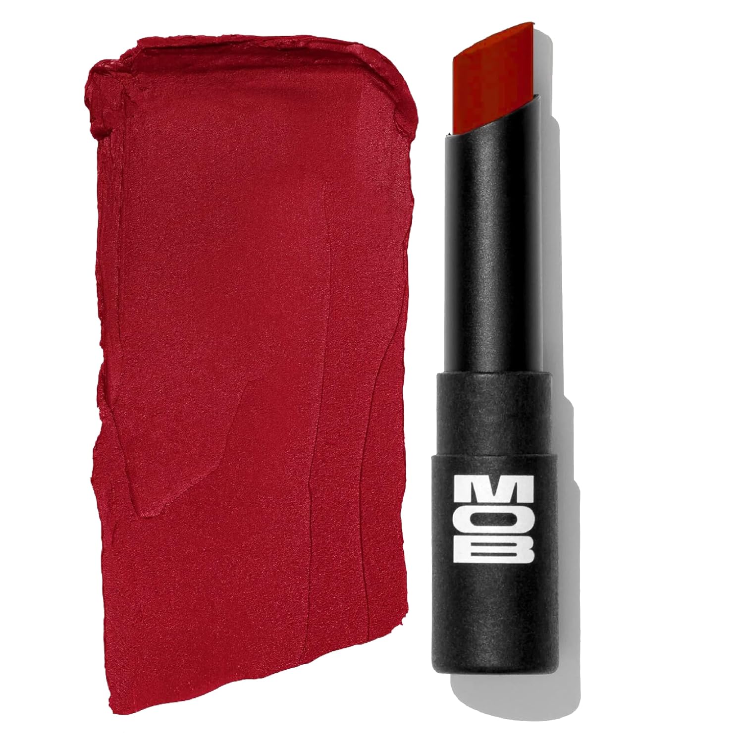 Beauty Soft Matte Lipstick Redemption – Muted Merlot Red - Weightless, One-Swipe Color Infused with Skincare - Vegan, Silicone-Free, Cruelty-Free Formula in a Biodegradable Capsule