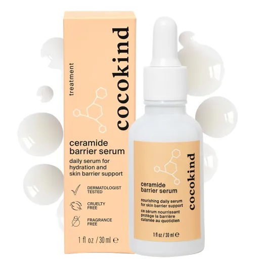 Ceramide Barrier Serum, Hydrating Serum to Reduce Dryness, All Skin Types including Sensitive Skin, Fragrance Free, Cruelty Free, 1 fl oz 1 Ounce (Pack of 1)
