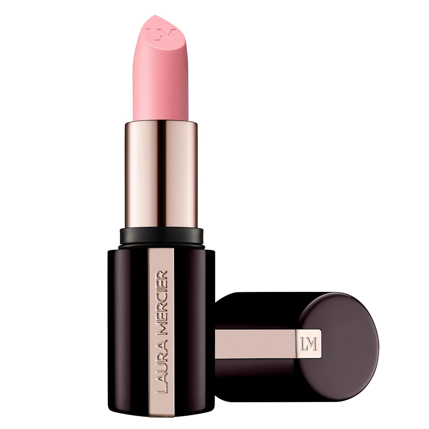 Laura Mercier Caviar Hydra Crème Lipstick, 16HR Hydration and Lip Barrier Repair, All Day Wear, Plumping, Smudge- & Fade-proof, Creamy Satin Finish, Infused with Hyaluronic Acid 612 Park Ave - Nude Pink