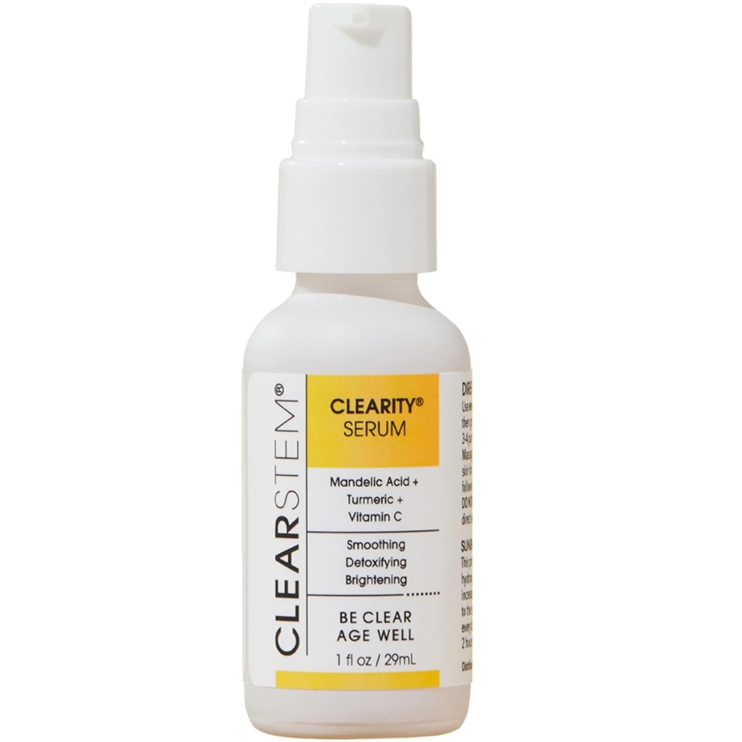 CLEARITY The Blackhead Dissolver Mandelic Acid Serum - Vitamin C, Turmeric, Collagen Boost - All Skin Types - Facial Skin Care Products - Gluten Free, Cruelty Free - 1 fl oz / 29ml 1 Fl Oz (Pack of 1)
