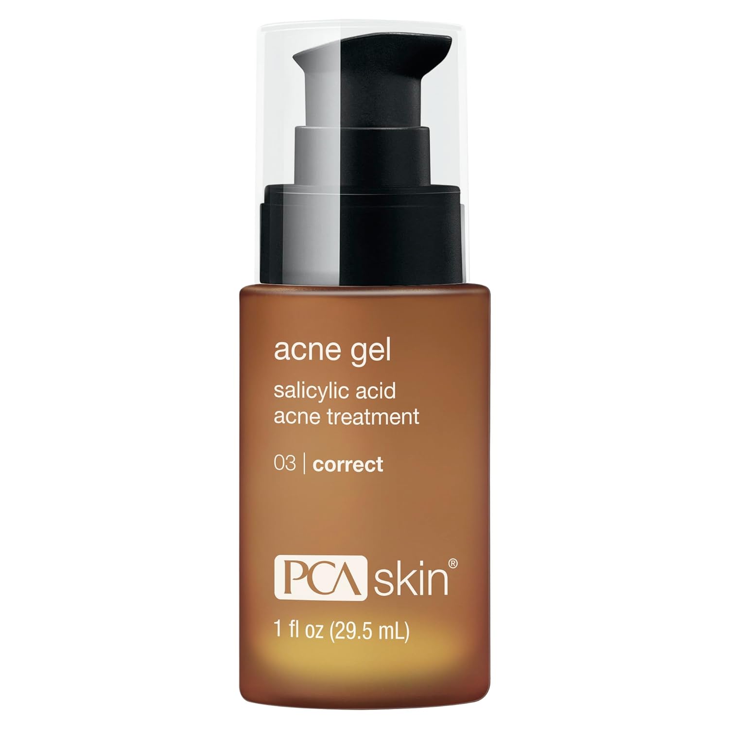 PCA SKIN Acne Gel, Acne Spot Treatment, 2% Salicylic Acid Serum, Anti Acne Serum, Evens Skin Tone, 1 fl oz Pump