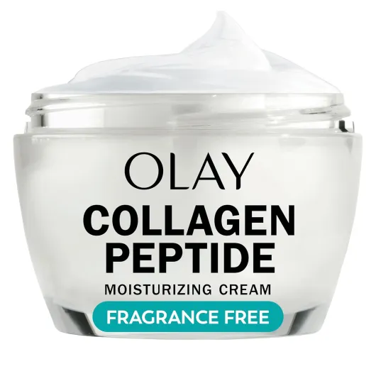 Collagen Peptide Face Moisturizer, Firming Cream for Women, Fragrance-Free, Non-Greasy - Hydrating, Anti-Aging, Anti-Wrinkle, Smooth Fine Lines, Plumping Skin Care - Niacinamide, 1.7 Oz 1.7 Ounce (Pack of 1)