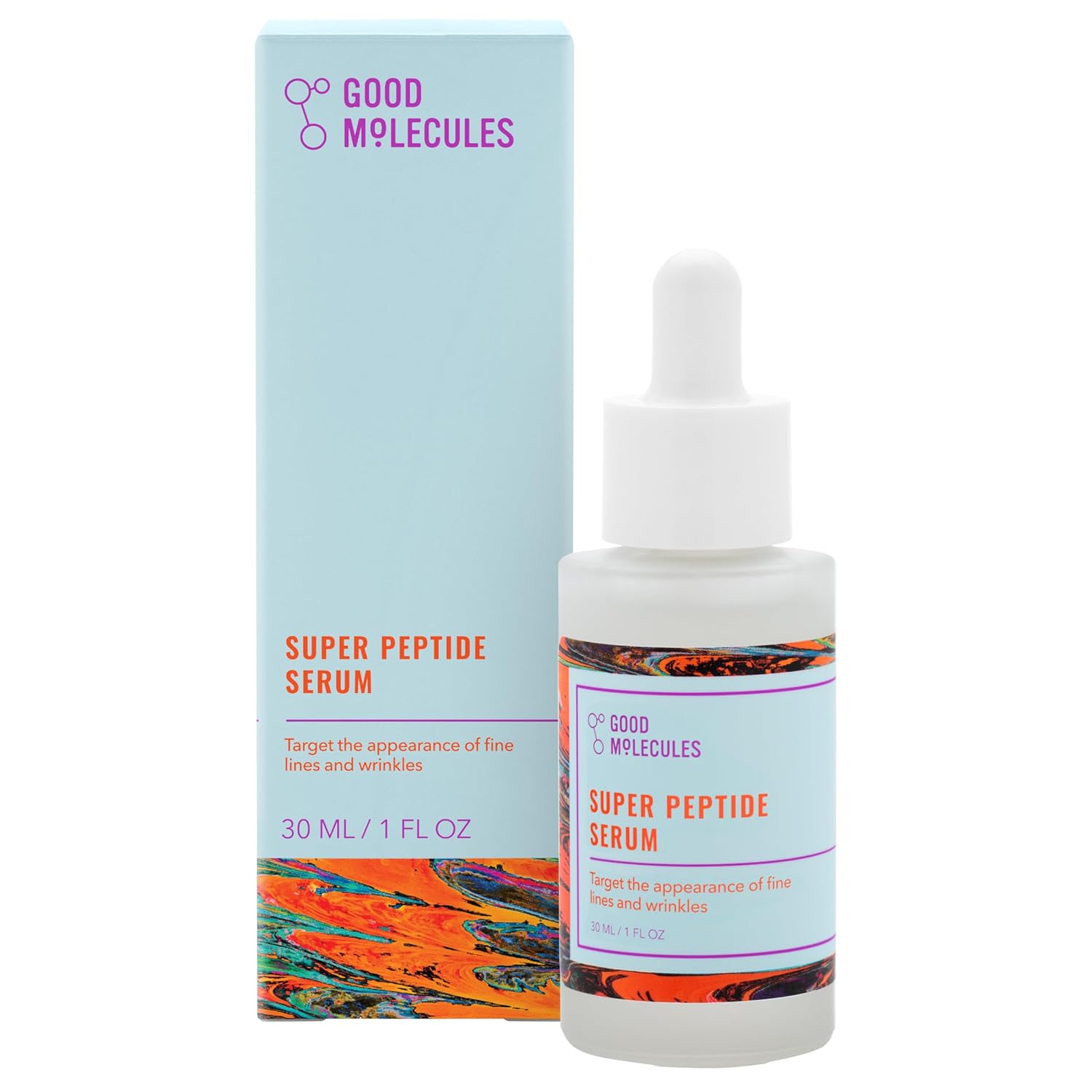 Super Peptide Serum - Anti-aging Facial Serum with Peptides and Copper Tripeptides to Plump and Firm - Water-Based Skincare for Face