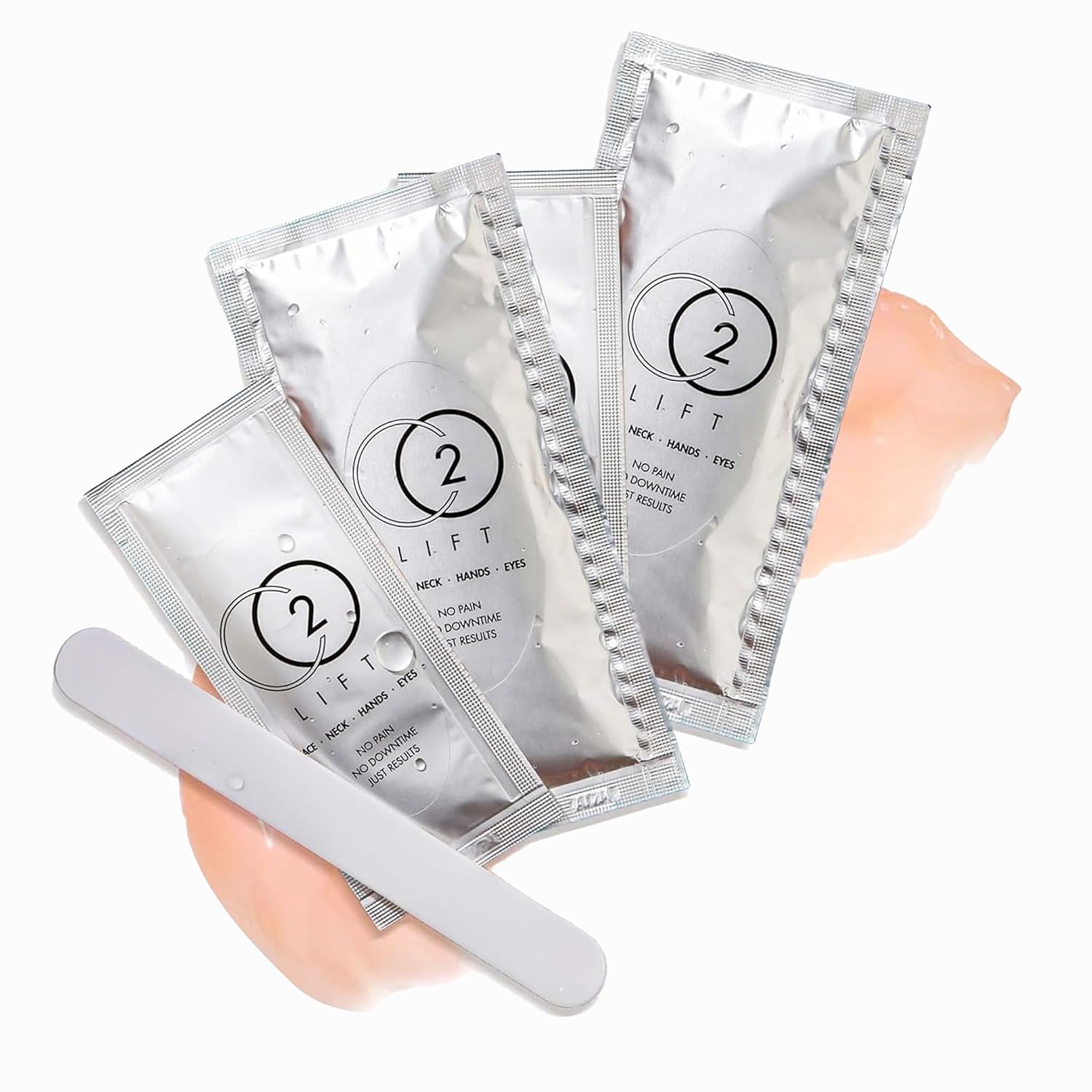 Carboxy Gel Single Treatment - Face Mask Skin Care - Under Eye Treatment for Puffy Eyes & Dark Circles - Tighten & Brighten Face Eye Area - Hydrating Face Masks - Gift for Mother's Day