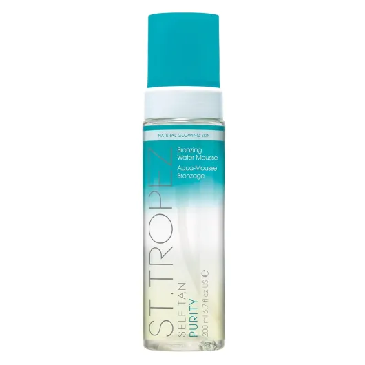 St.Tropez Self Tan Purity Bronzing Water, Clear Tanning Water Foam, Streak-Free Finish, Develops in 4-8 Hours, Vegan, Natural & Cruelty Free Bronzing Mousse