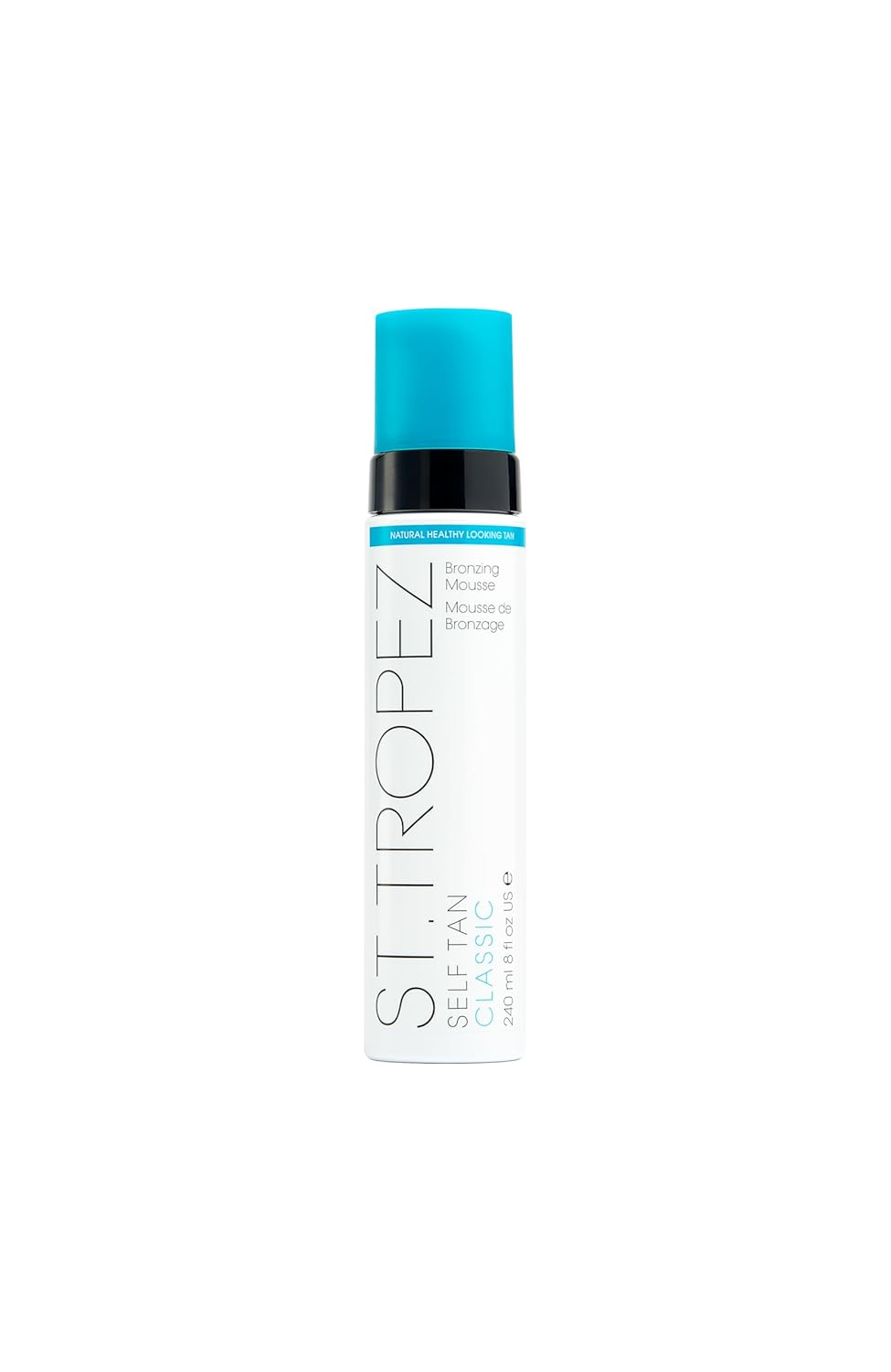 St.Tropez Self Tan Classic Bronzer Mousse Foam, Original Fake Tan, Streak-Free Finish, Develops in 4-8 hours, Vegan, Natural & Cruelty Free, 8 fl oz