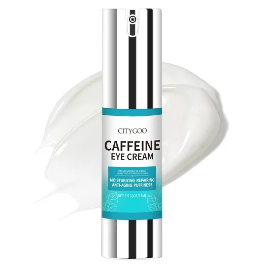 Caffeine Eye Cream for Puffiness: Eye Cream Reduce Dark Circles Wrinkles Fine Lines - Anti Aging Eye Cream