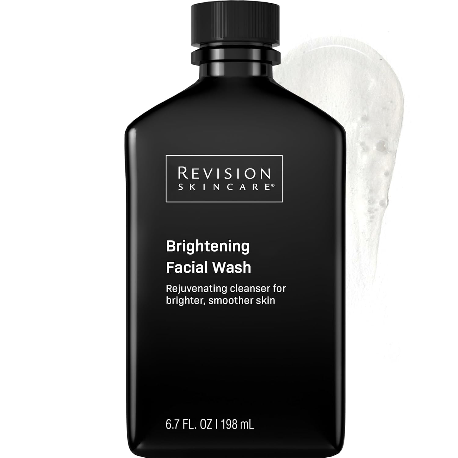 Revision Skincare Brightening Facial Wash, Exfoliating Face Cleanser with Vitamin C and Vitamin E 6.7 Fl Oz (Pack of 1)