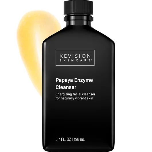 Revision Skincare Papaya Enzyme Cleanser, Energizing Facial Cleanser with Salicylic Acid, Soothing and Exfoliating 6.7 Fl Oz (Pack of 1)
