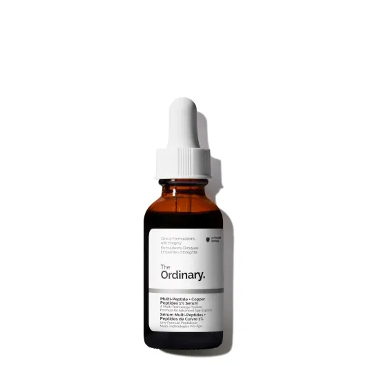 The Ordinary Multi-Peptide + Copper Peptides 1%, Anti-Aging Serum for Fine Lines and Skin Elasticity 1 Fl Oz (Pack of 1)