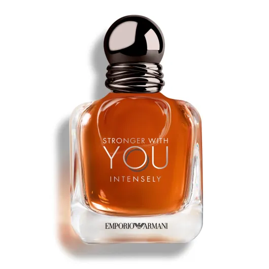 Armani Beauty - Stronger With You Intensely - Cologne for Men - Fougère Ambery Woody Men’s Fragrance - Pink Pepper, Lavender, Vanilla Notes 1.7 Fl Oz (Pack of 1)