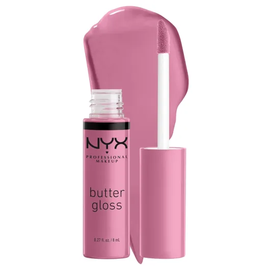 Butter Gloss, Non-Sticky Lip Gloss - Eclair (Pink) 02 Eclair 0.27 Fl Oz (Pack of 1)
