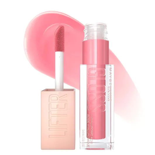 New York Lifter Gloss Hydrating Lip Gloss with Hyaluronic Acid, Gummy Bear, Sheer Light Pink, 1 Count 21 GUMMY BEAR 0.18 Fl Oz (Pack of 1)