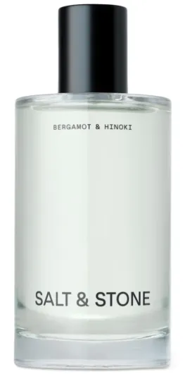 Salt & Stone Body Mist, Bergamot & Hinoki Scent, Skincare Infused Perfume Hair & Body Spray for Women and Men, Hydrating Fragrance with Glycerin and Red Algae, Vegan, Cruelty Free, 3.4 fl oz