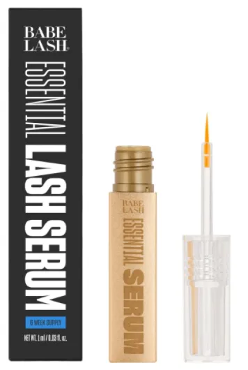 Babe Original Lash Serum - Fuller & Longer Looking Eyelashes, Advanced Lash Enhancing Treatment for Natural Lashes, Extensions & Eyebrows, Vegan & Cruelty-Free 1 mL, Starter Supply