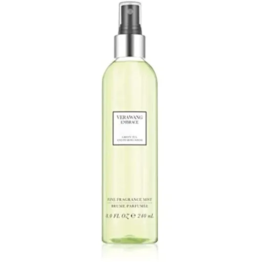Embrace Body Mist Spray for Women, Green Tea & Pear Blossom, 8 Fluid Oz Green Tea & Pear Blossom 8 Fl Oz (Pack of 1)
