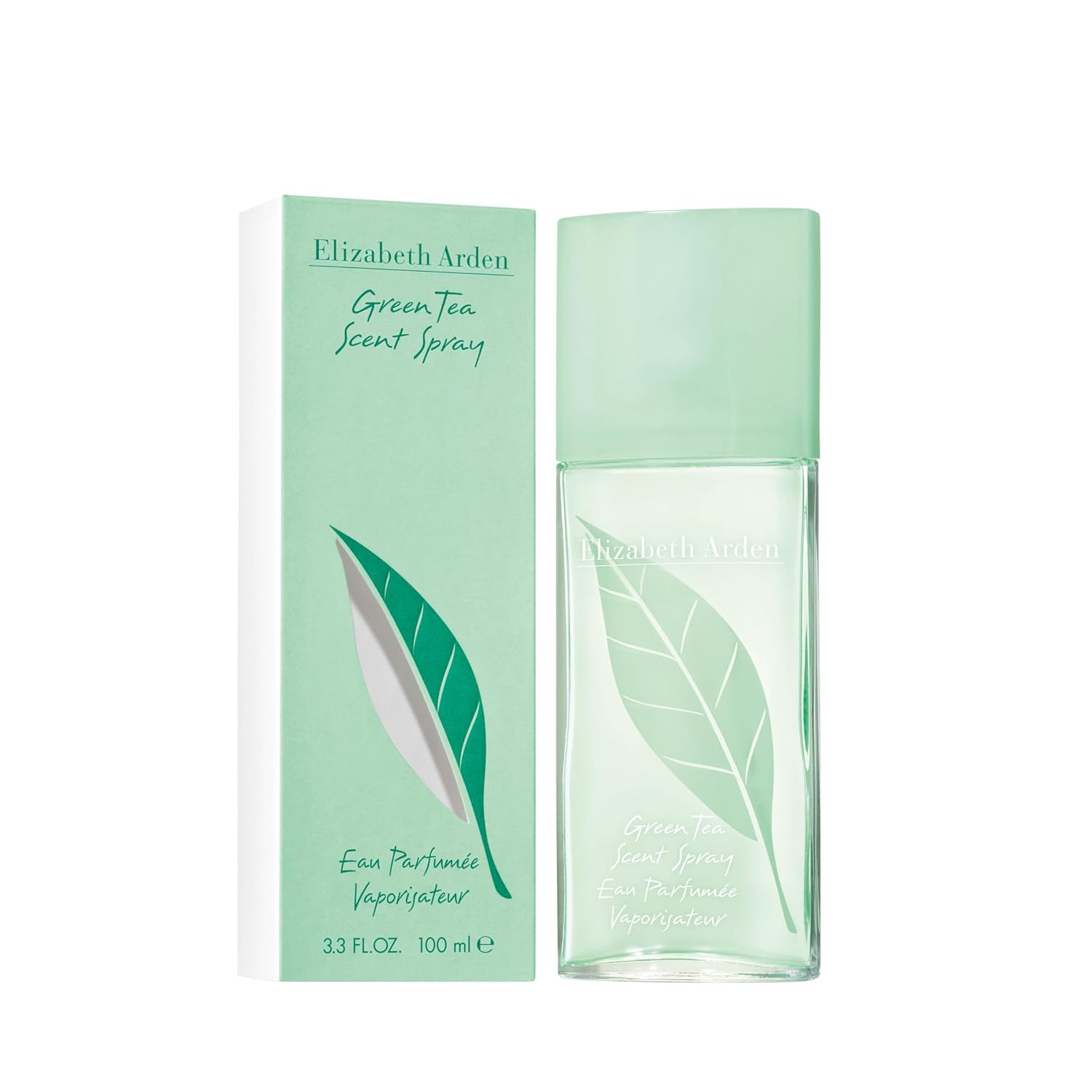 Elizabeth Arden Green Tea Scent Spray Eau de Toilette, Women's Perfume with Notes of Bergamot, Tea and Oakmoss, Fresh & Floral Green Tea 3.3 Fl Oz (Pack of 1)